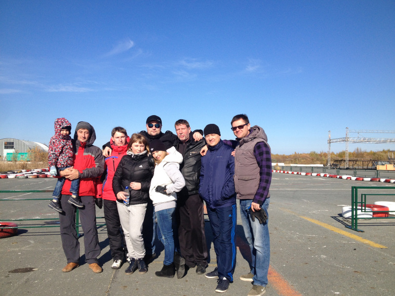 Участники Молодежного объединения ОАО «ТЭК» устроили гонки на картах